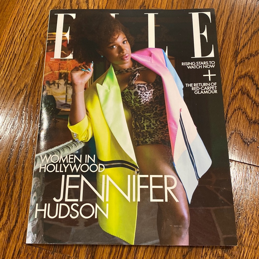 Elle Magazine - November 2021 - Jennifer Hudson - NO LABEL Brand New Never Read